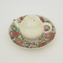 粉彩七宝三多文皿 ⑥