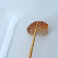 石製回頭猫茶枕右⑤