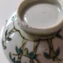 粉彩竹詩文茶杯⑥