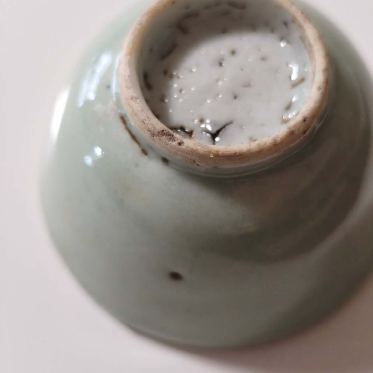 豆青釉茶杯②