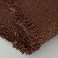 綿製柿渋染敷布大