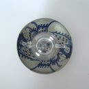 青花双魚花文皿大①