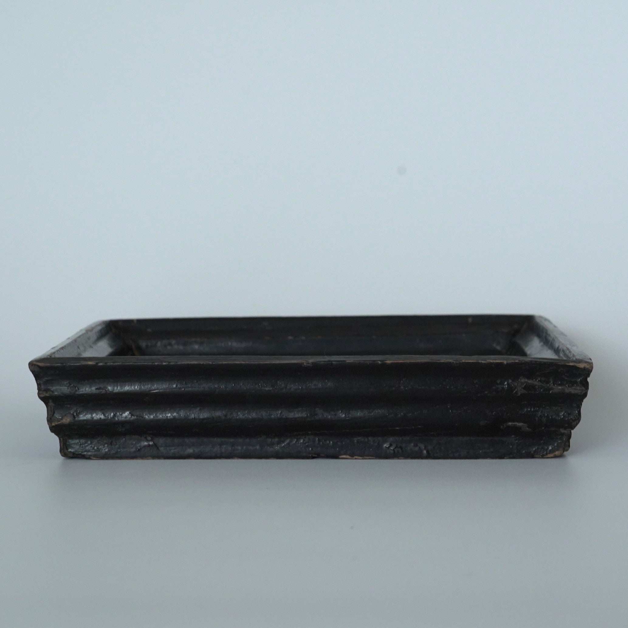 老黒漆小茶盆②