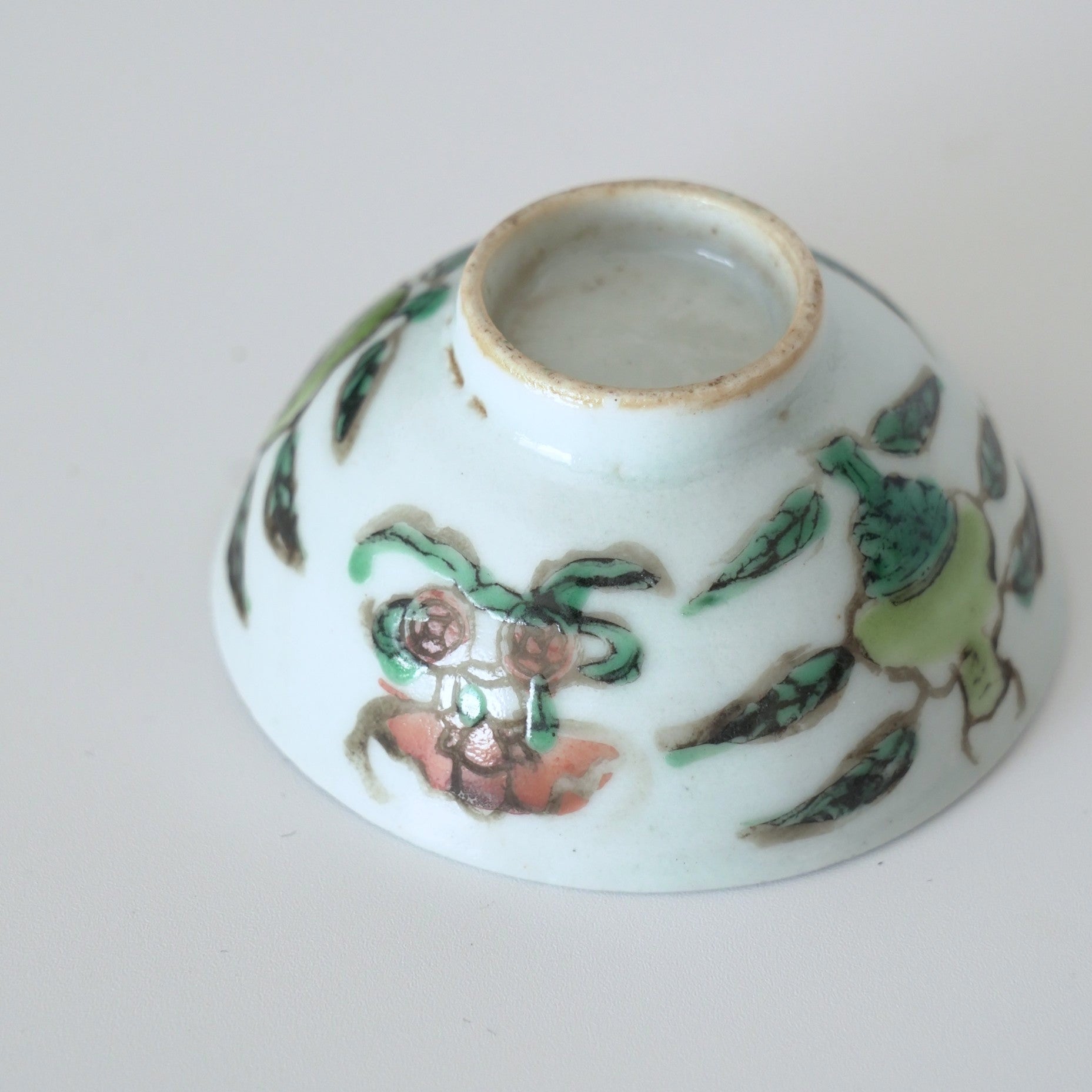 粉彩七宝三多文茶杯②