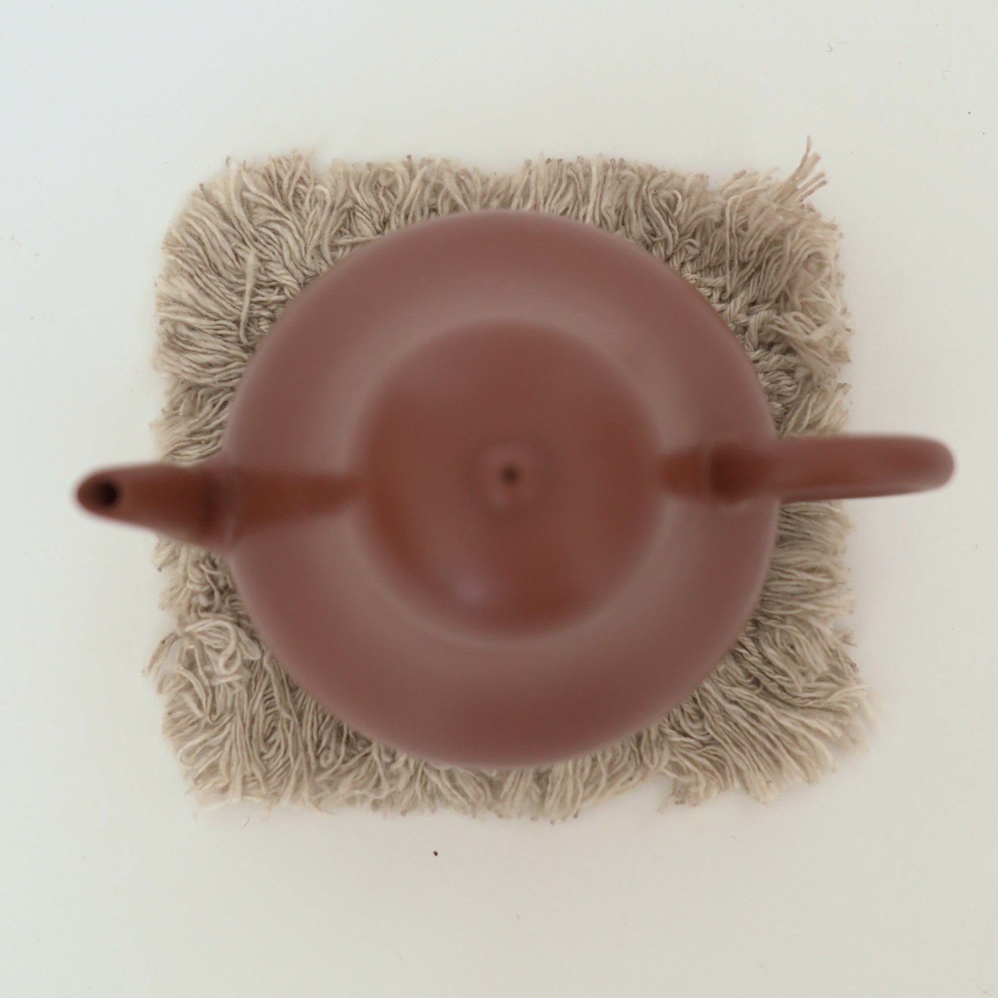 綿製草木染茶托小