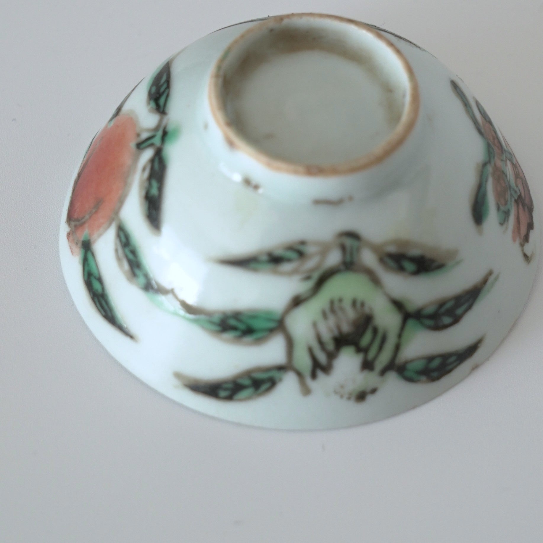 粉彩七宝三多文茶杯⑥