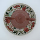 粉彩七宝三多文皿 ③