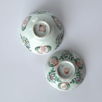 粉彩双喜花文蓋碗④