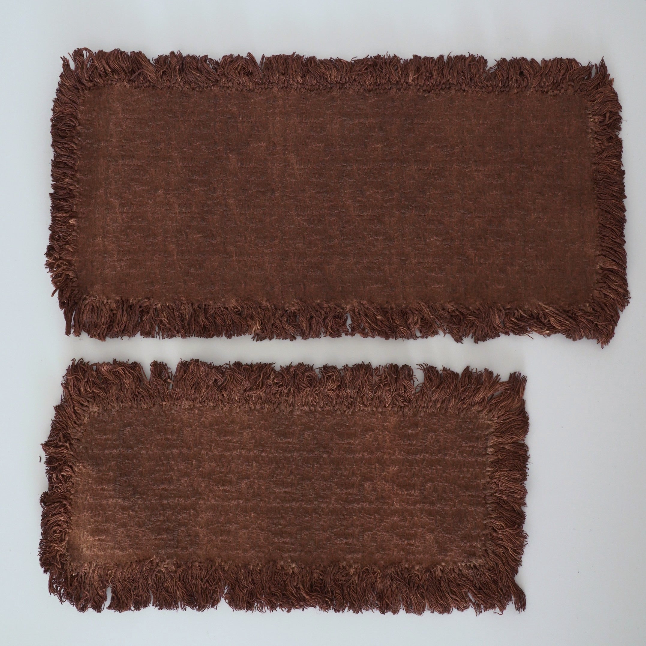 綿製柿渋染敷布大