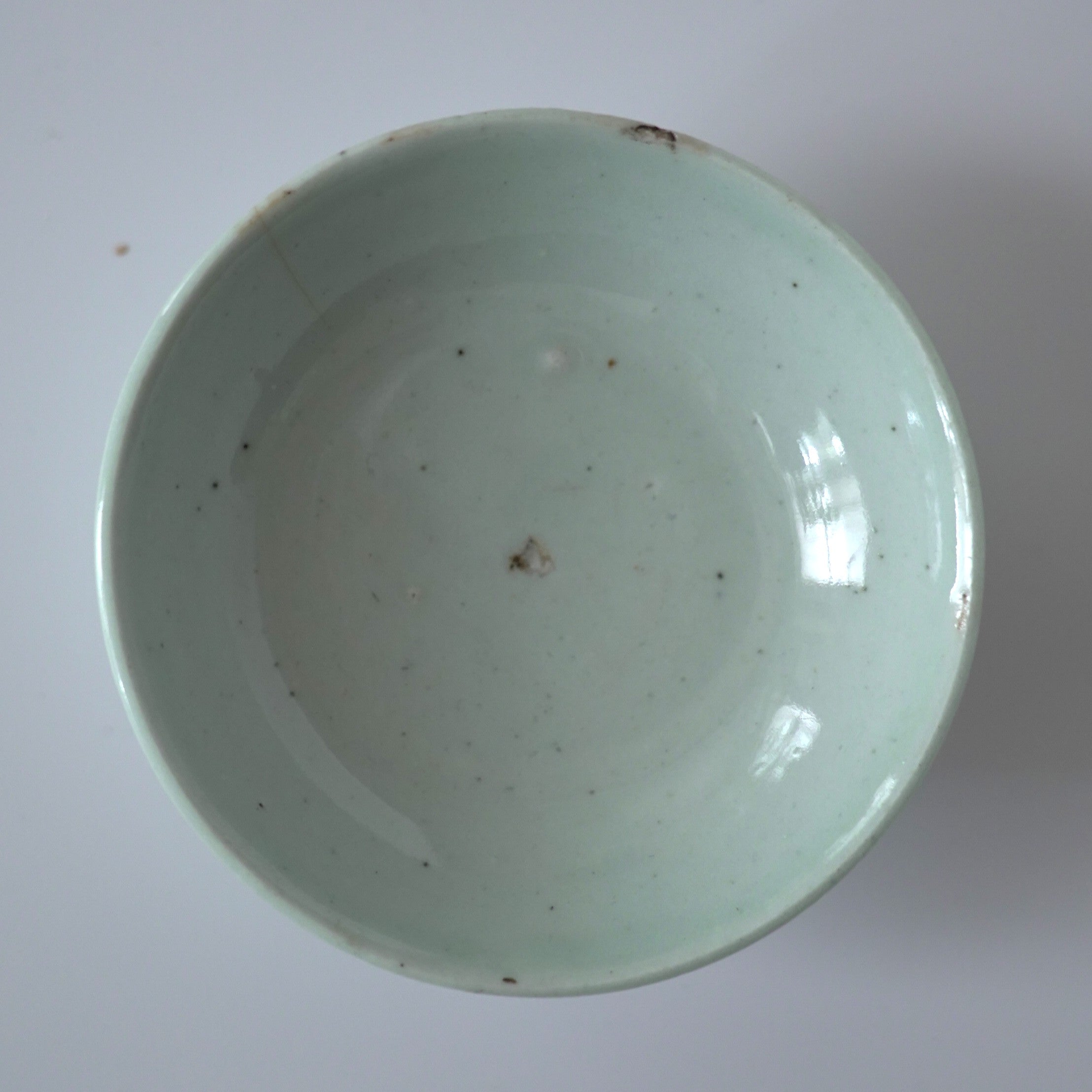 豆青釉蓋碗②大