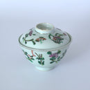 粉彩四季花文蓋碗①