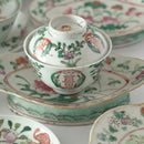 粉彩双喜花文蓋碗⑤