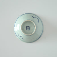 青花絡枝蓮文豆皿②