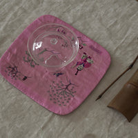 唐子遊戯図刺繍敷布①