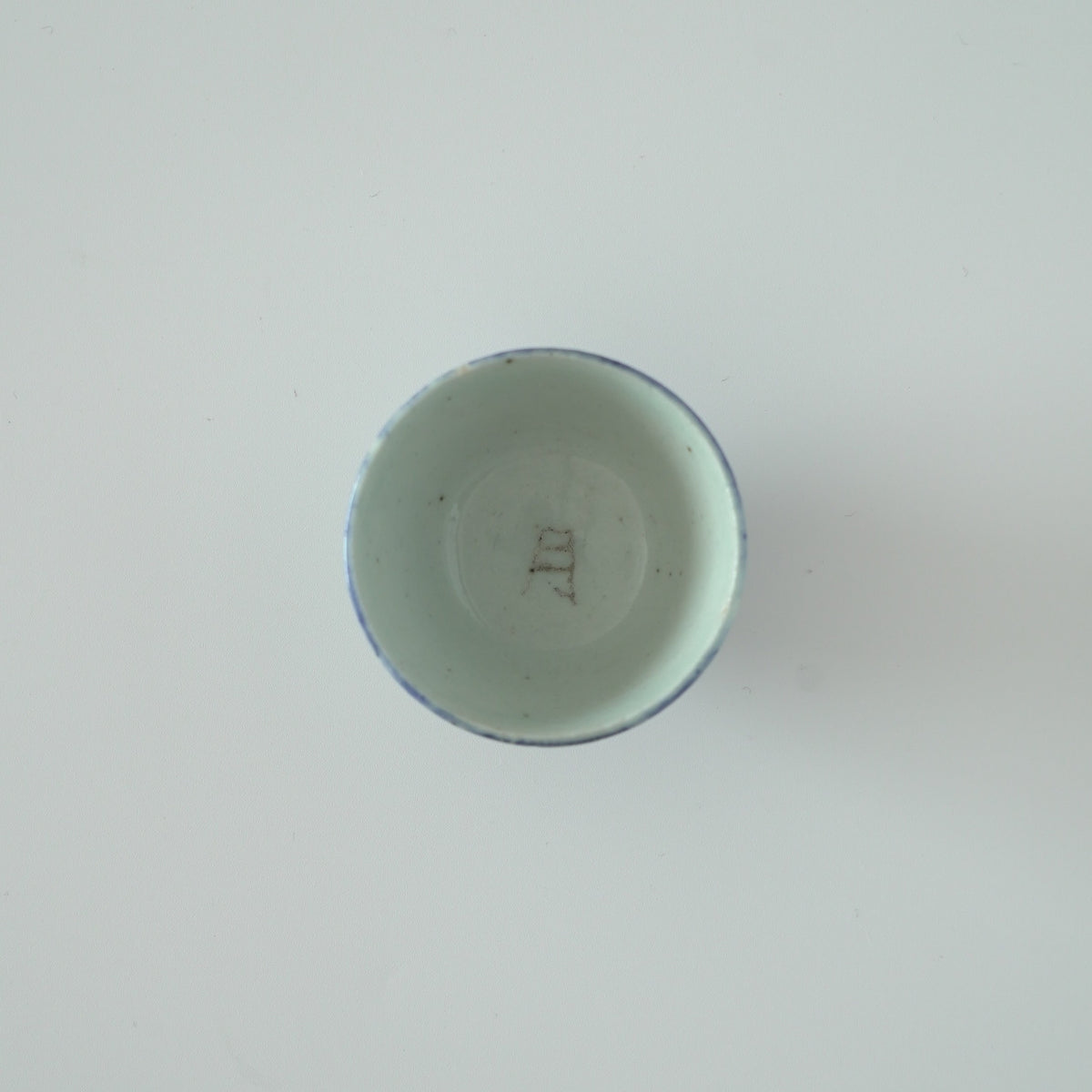 青花双喜文茶杯⑪