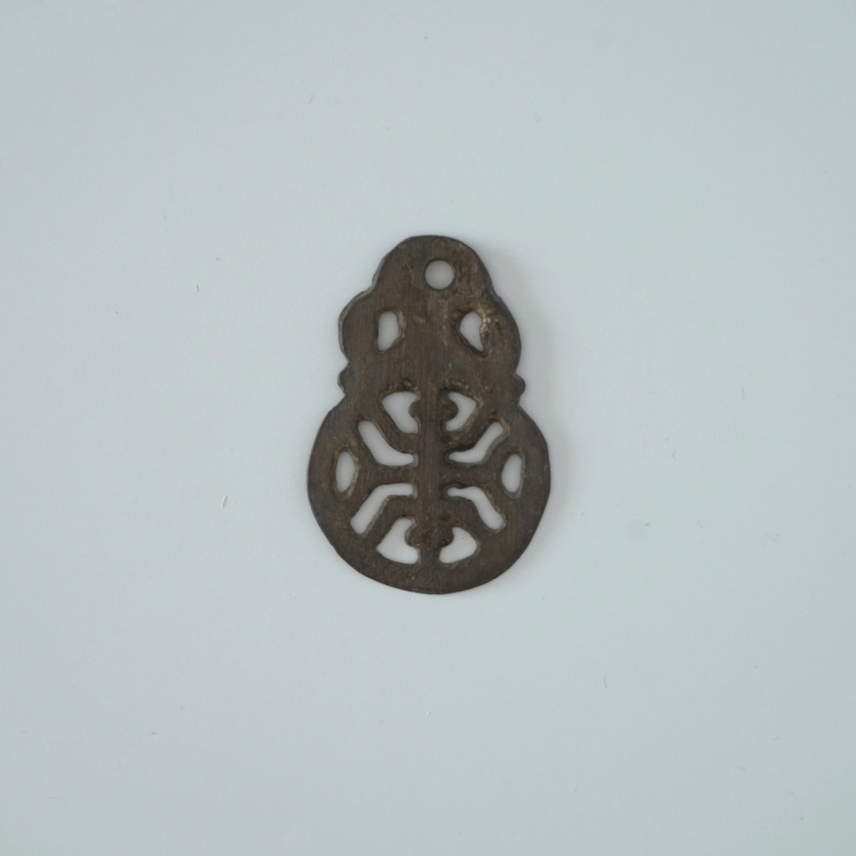 銅製寿字茶枕⑧