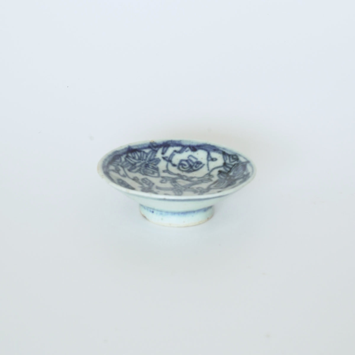 青花絡枝蓮文豆皿③
