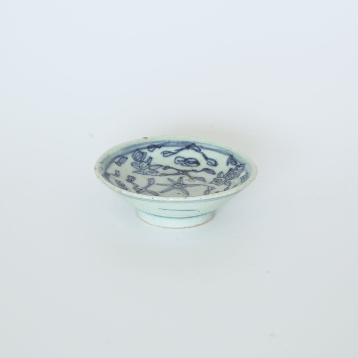 青花絡枝蓮文豆皿④