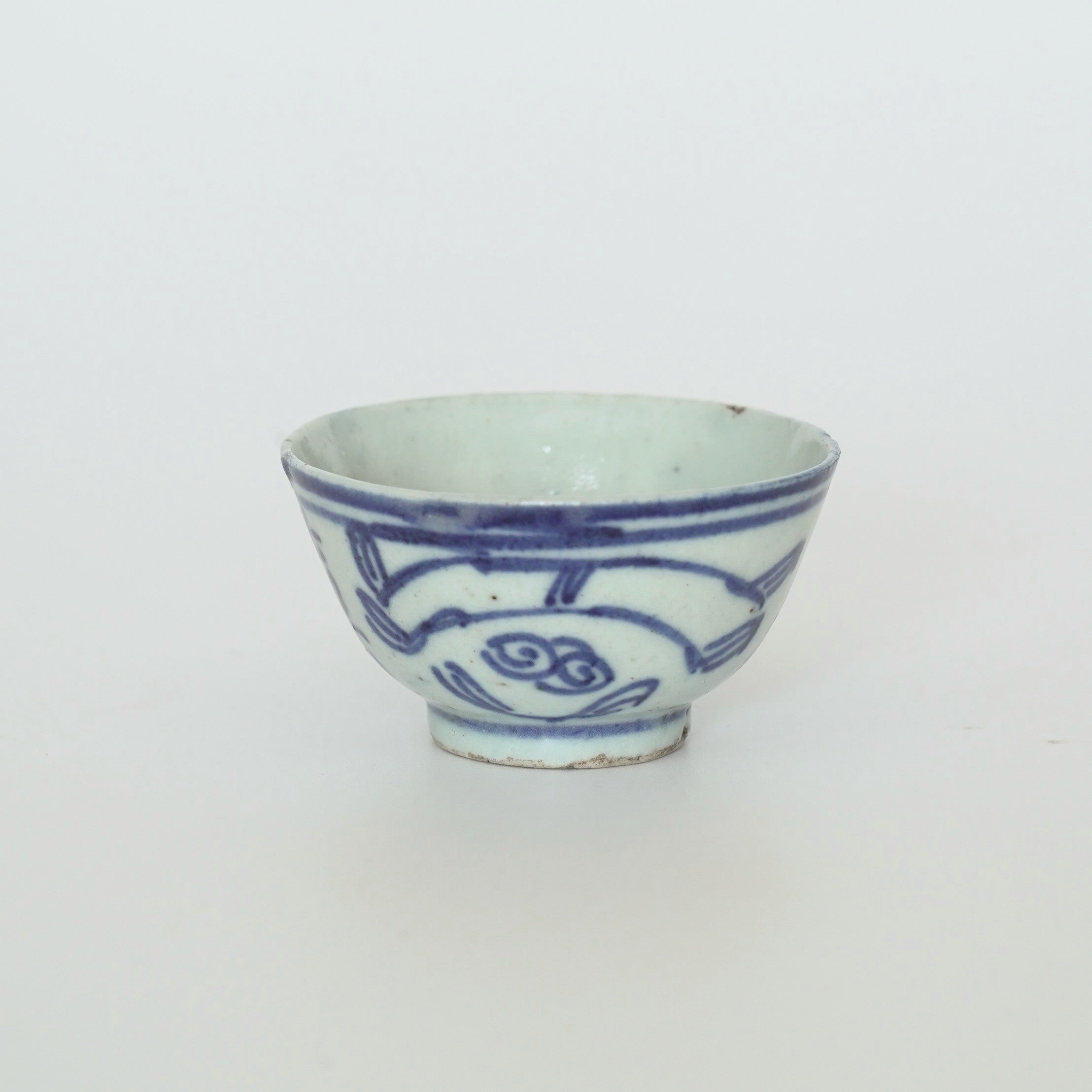 青花双喜文茶杯④