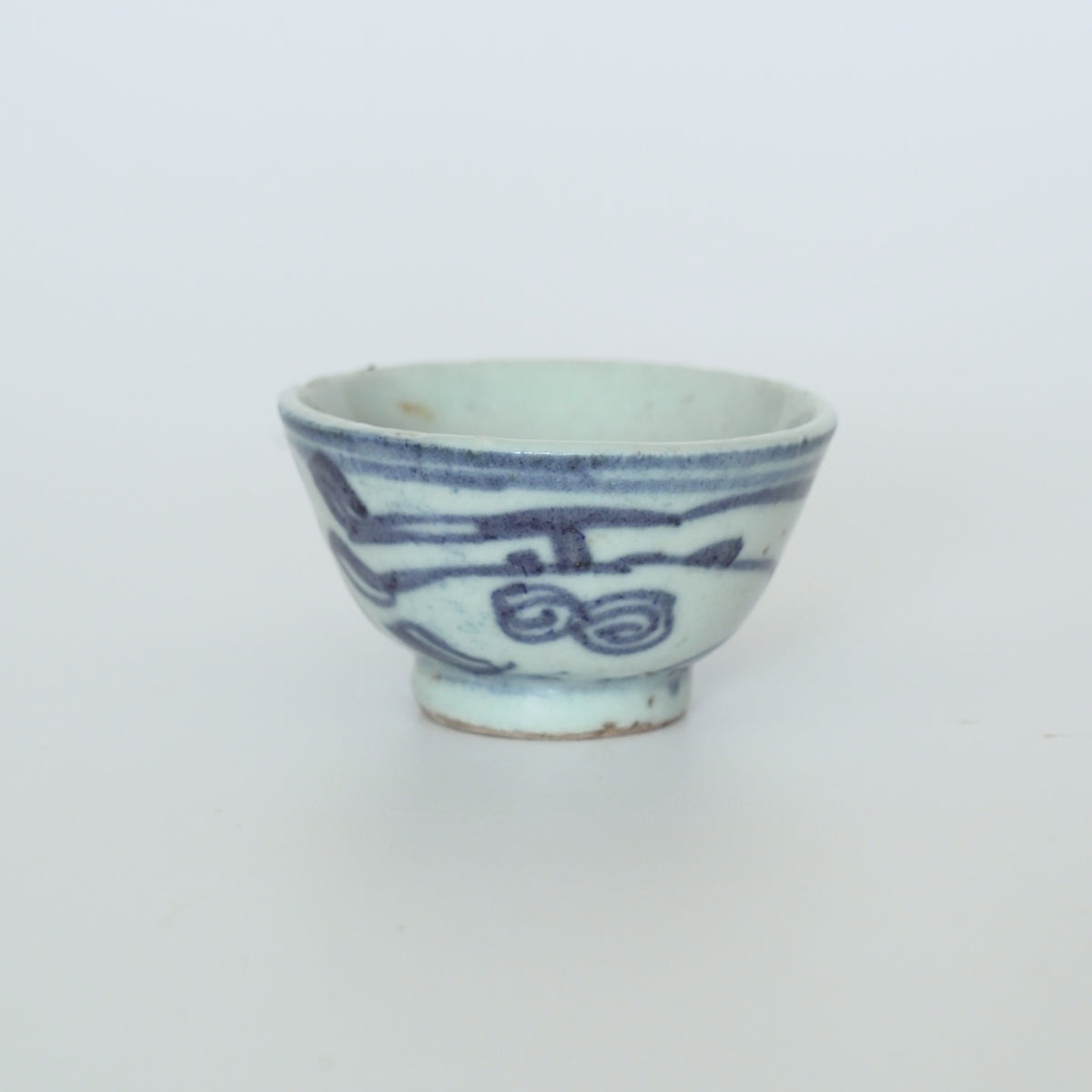 青花双喜文茶杯⑧