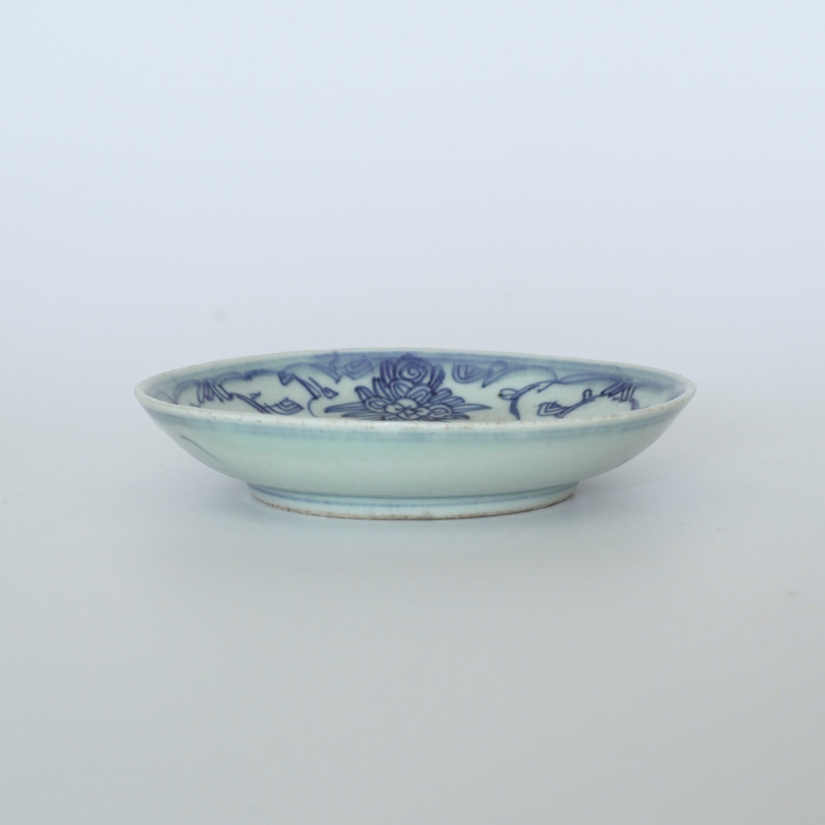 青花絡枝蓮文皿③