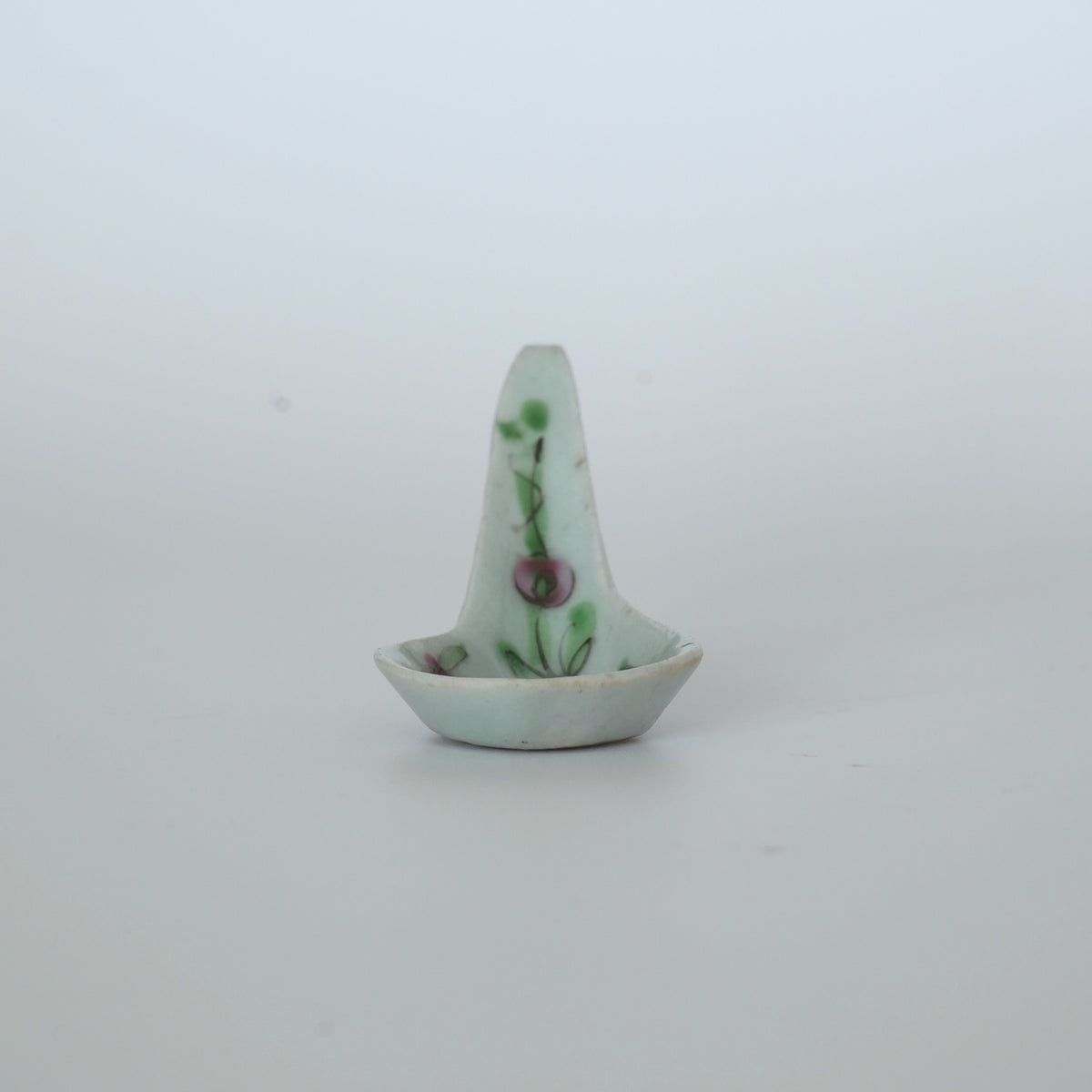 粉彩四季花文レンゲ⑧