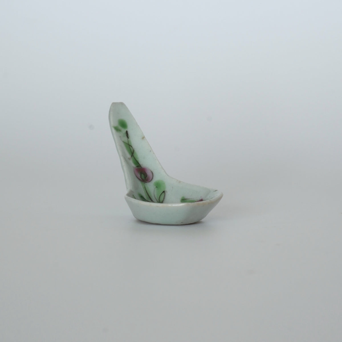 粉彩四季花文レンゲ⑧