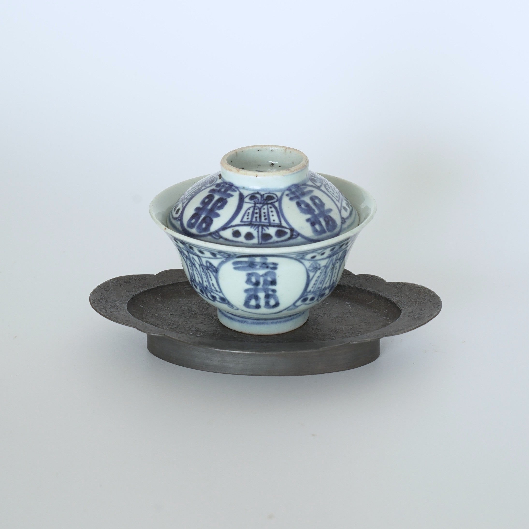 錫製高台壺承