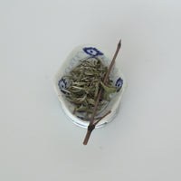 青花花卉文高台皿②小