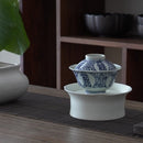 円型窯変茶船