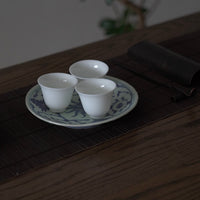 青花絡枝蓮文皿④
