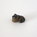 石製回頭猫茶枕 左②