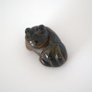 石製回頭猫茶枕 左②