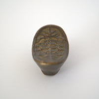 銅製寿字元宝茶枕 ①