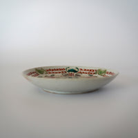 粉彩福寿桃文皿