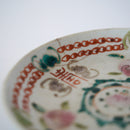 粉彩福寿桃文皿