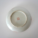 粉彩双喜桃花文皿・大