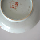 粉彩胡蝶花文皿・大