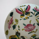 粉彩胡蝶花文皿・大