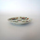 粉彩四季花文皿 ②