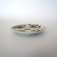 粉彩四季花文皿 ②