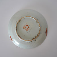 粉彩四季花文皿 ③