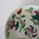 粉彩四季花文皿 ③