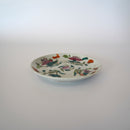 粉彩四季花文皿 ③