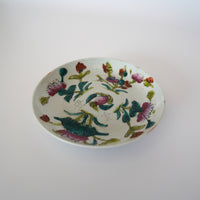 粉彩四季花文皿 ④