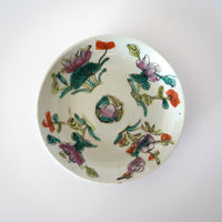 粉彩四季花文皿 ⑤