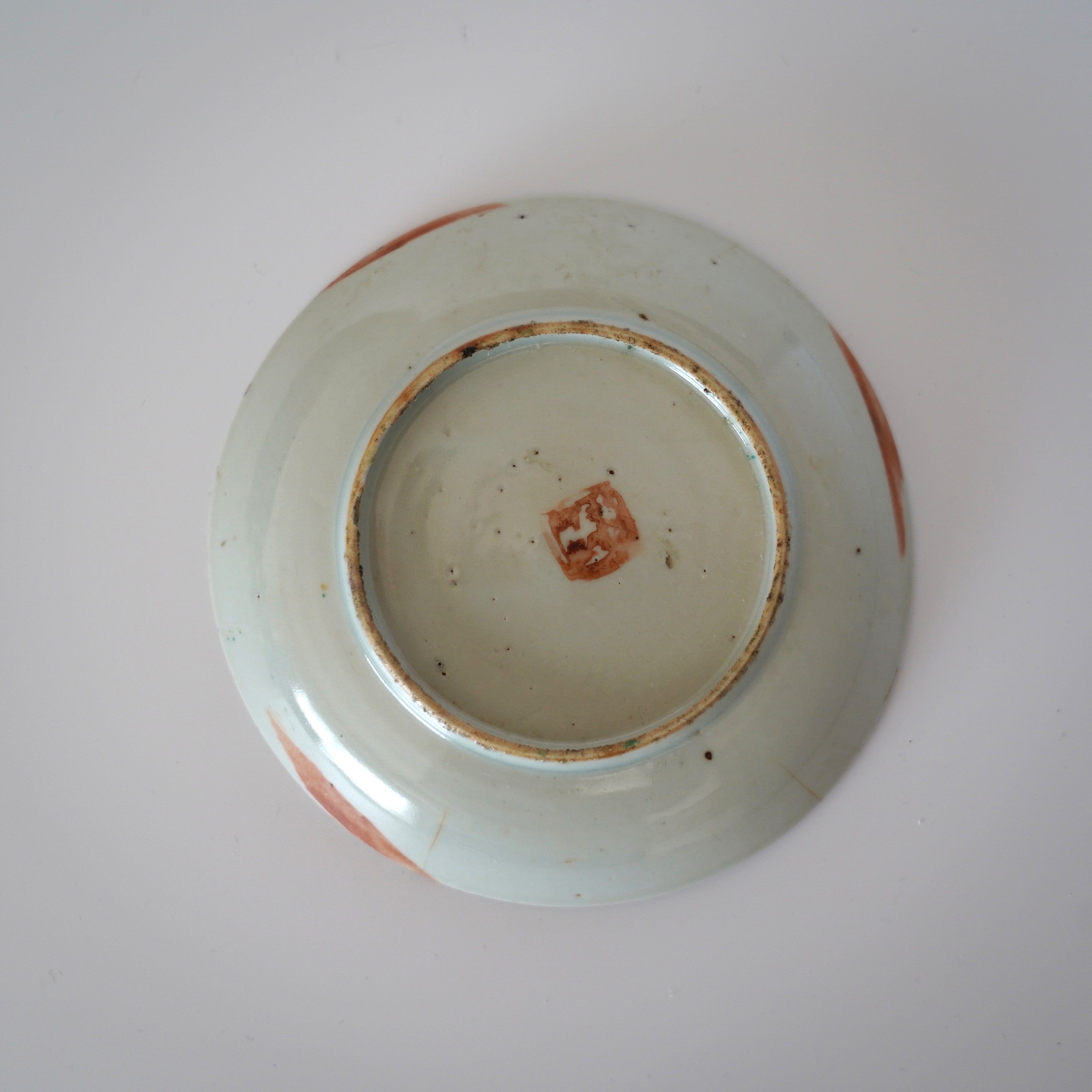 粉彩四季花文皿 ⑤