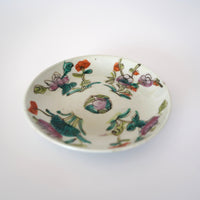 粉彩四季花文皿 ⑤