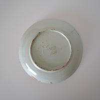 粉彩四季花文皿・大