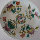 粉彩四季花文皿・大